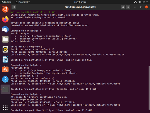 fdisk